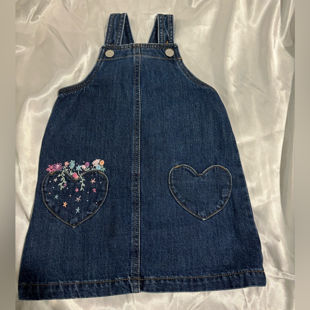 Old Navy Jean Dress - Embroidered